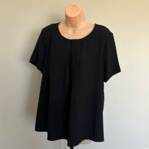 Ann Taylor Black Top Size LG
